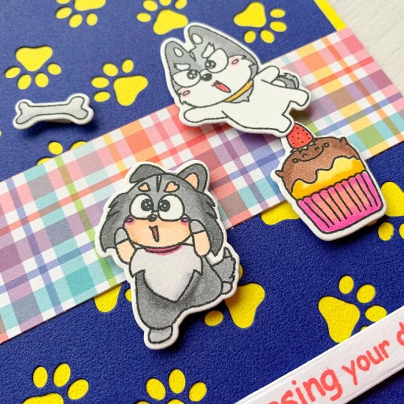 Dog  Foot Print Metal Die Cutting Dog Footprinted Cutting Dies Embossing  Stenciled-for Card Making