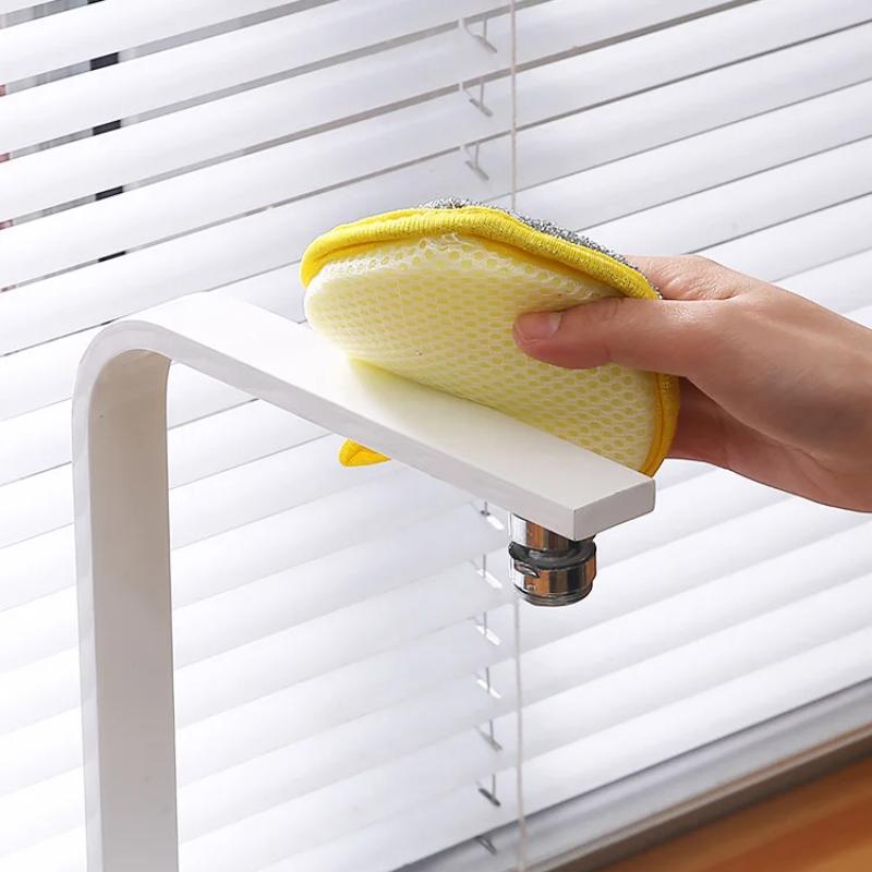 5 Double Side Dishwashing Sponge Dish Washing Brush Pan Pot Wash Sponges Household Cleaning Reusable Kitchen Tools