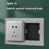 For Home Improvement Gold Switch Socket Panel Decorative Wall Switch Cover Kit Outlets Versatile Compatibility