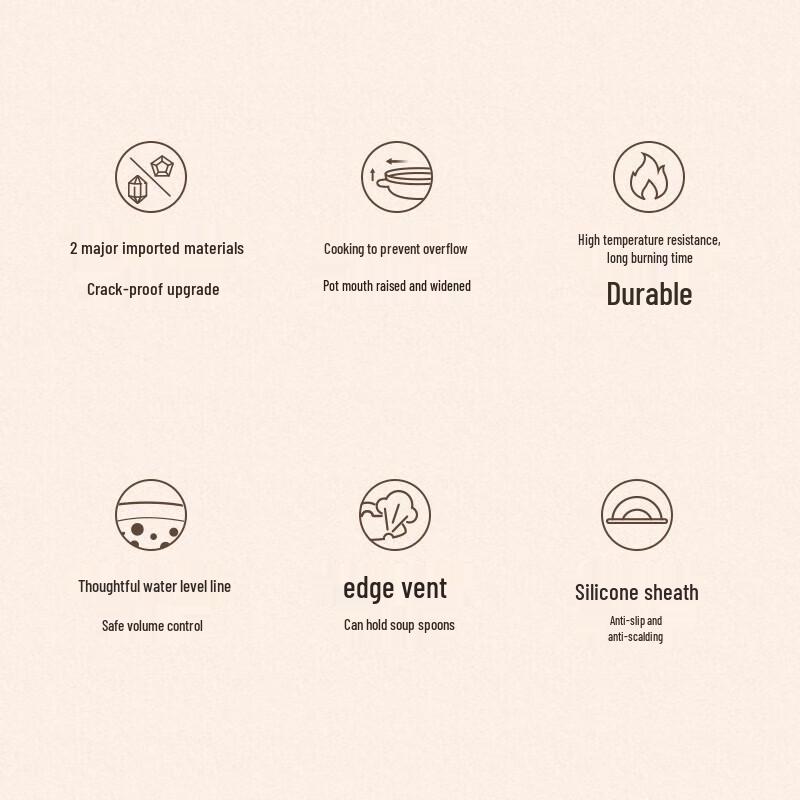 

SUPOR Wide-Mouth Ceramic Clay Pot