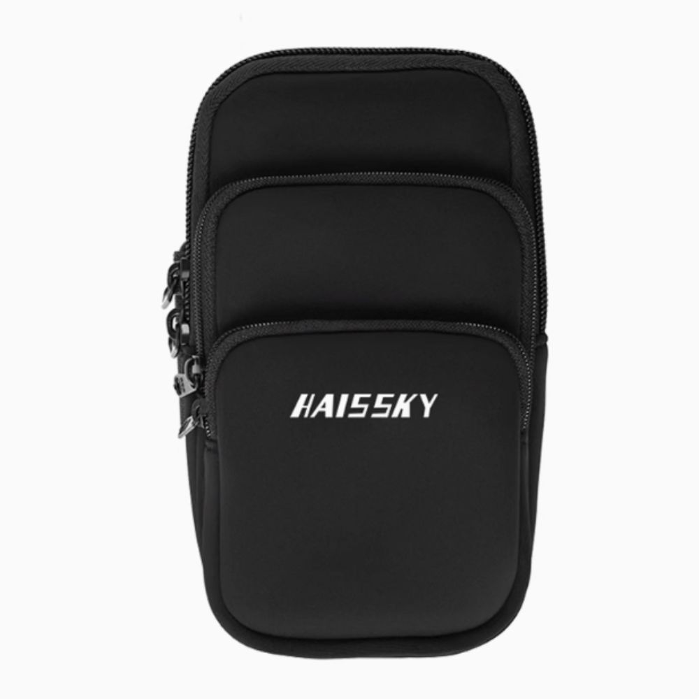 Large Capacity Running Phone Bags Three Pockets Mobile Phone Arm Bag Arm Band Pouch Men Women