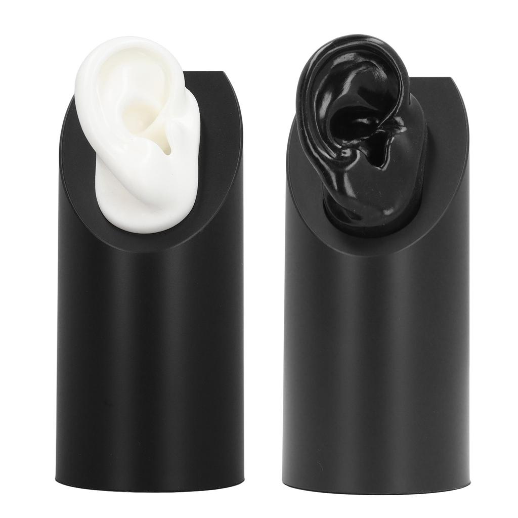 Soft Silicone Flexible Model Body Part Displays Human Right Ear Model Simulation for Ear Jewelry Dis