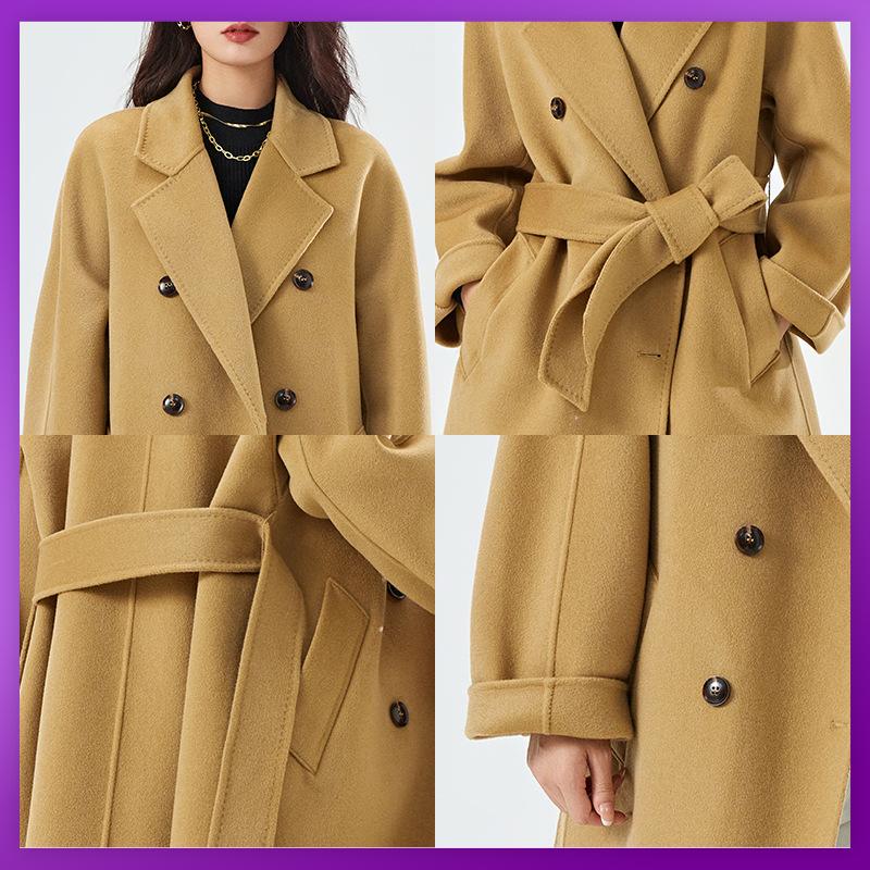 Double-sided woolen coat corporate women's jacket