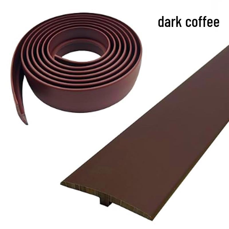Threshold Strip, Flat Buckle: Wood Floor Finishing & Seam Edge Decorative, Glue-Free, Self-Adhesive Separator for Doorways.