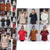 Women Slim Colorful Fur Collar Hooded Coat Jacket Parka Outwear For Ultimate Winter Warmth
