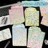 2/3Pcs Cartoon Cute Retro Mini Animal Stickers Handbook Notebook Planner Diary Series Decorative Memo Paper Cutting Film Decals