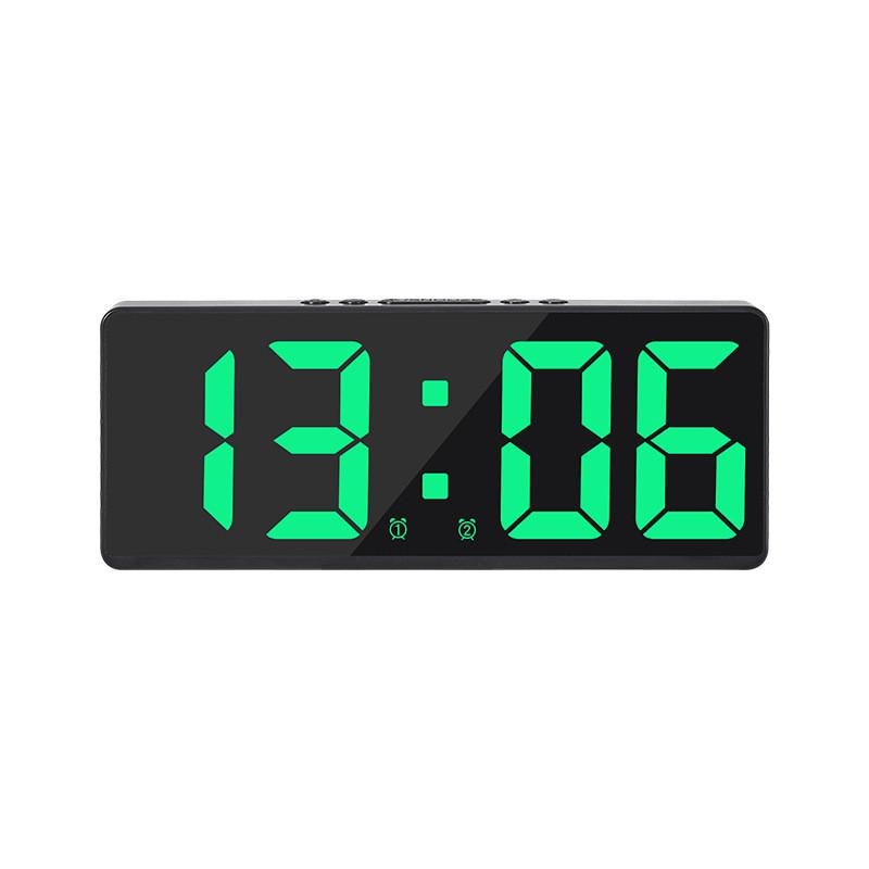 Simple Led Digital Alarm Clock With Date Timer For Home Office And Nightstand Use