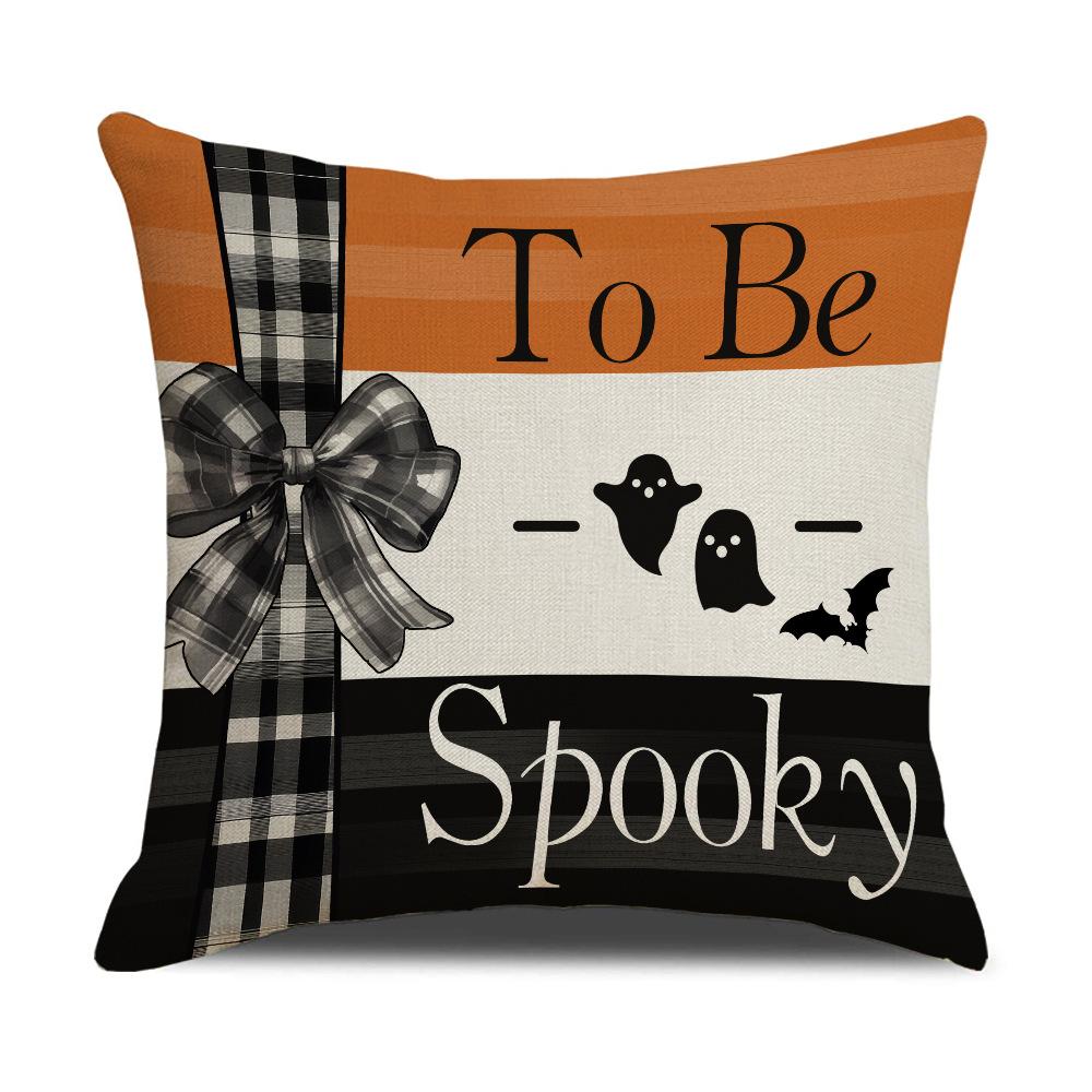 New Halloween Pillowcase Funny Pumpkin Ghost Horror Festival Party Cushion Sofa Pillow