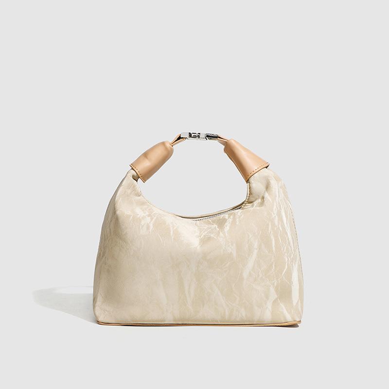 New Chinese Portable Dumpling Bag Female Commuter Hand Carry Underarm Bag Versatile Single Shoulder Messenger Bag