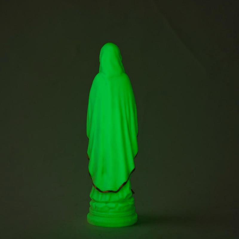 30cm Luminous Catholic Blessed Virgin Mary Statue Resin Crafts Ornament Religious Statue Religious Statue for Outdoor Home