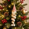 Crochet Starter Kit for Beginners DIY Gnome Ornament Kit, Christmas Theme Soft Knitted Craft Handmade Souvenir Making Set, Hanging And Home