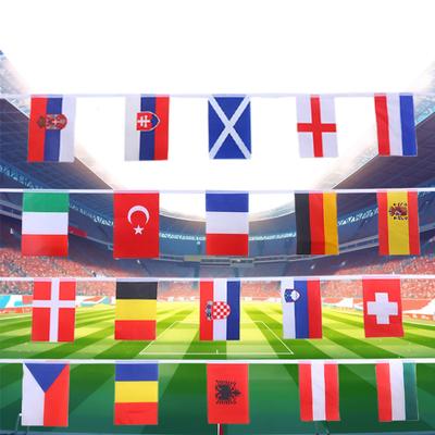 2024 Mistrovství Evropy ve fotbale Strnad vlajky Evropské prapory Strnad