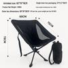 Lightweight Portable Outdoor Folding Moon Chair - Swivel Design, 7075 Aluminum for Camping