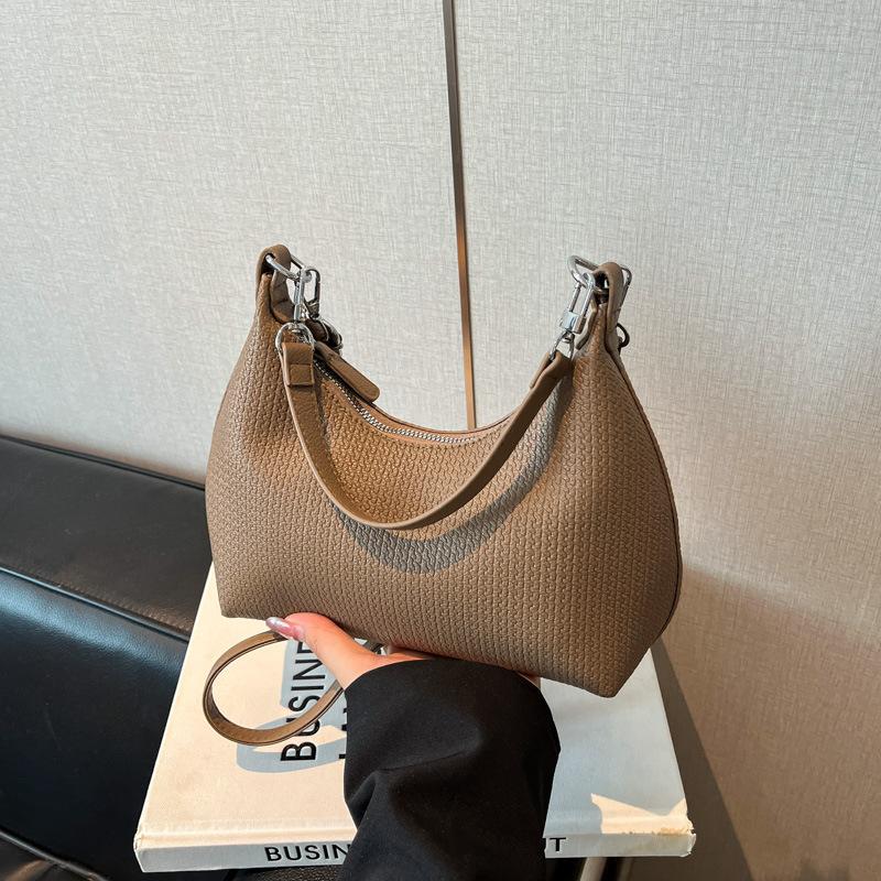Premium bag women's new fashion versatile shoulder underarm bag Maillard crossbody dumpling bag