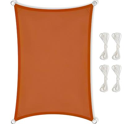 Shade Sail Awning Uv 3x6 Red Garden Sunshade Premium