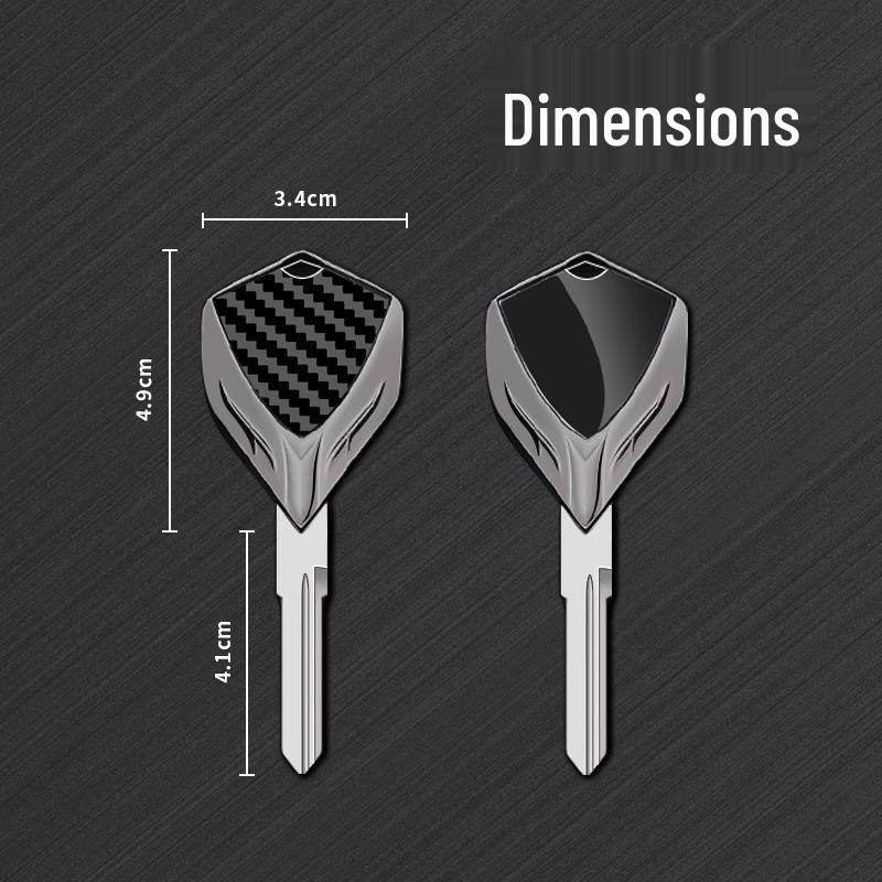 Metal Key Blank Fob for Triumph Bobber, Thruxton 900, Sprint ST Motorcycles