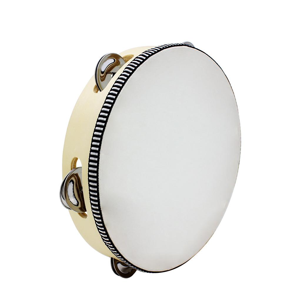 8 Inch Professional Tambourine Musician Music Drums Dance Orff Tambourine Percussion Instrument Musical Instrument Tambourine
