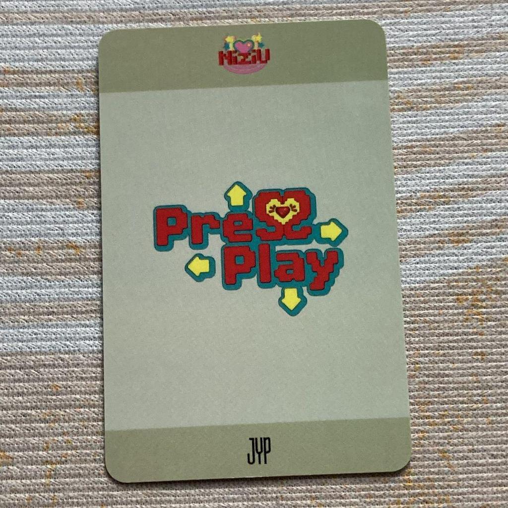 [USED] NiziU Miihi Korea Limited Sanok Trading Card PressPlay 2nd Week