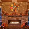Fall Front Door Decor, 12 Inch Fall Wreaths for Front Door, 3D Wooden Fall Door Sign Hanging Pumpkin Maple Leaf Wreath with Autumn Sign for Harvest