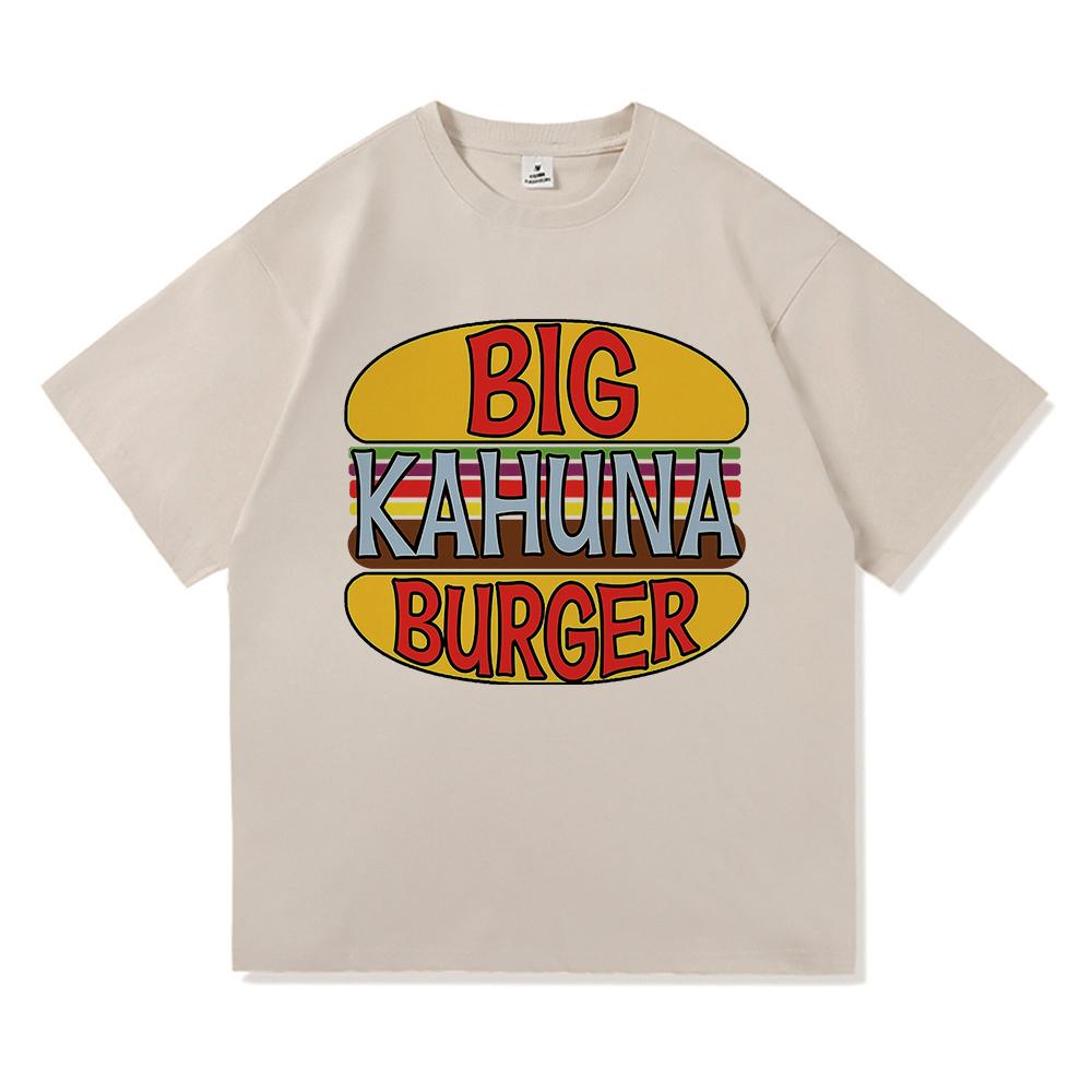 Funny Big Kahuna Burger T Shirt Healthy Breakfast Retro Fashion Men/women Clothing Vintage Harajuku High Quality Cotton Tshirts