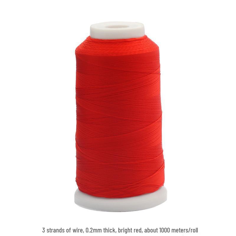 Handmade DIY Red Braided Rope Bracelet with Jade Knot