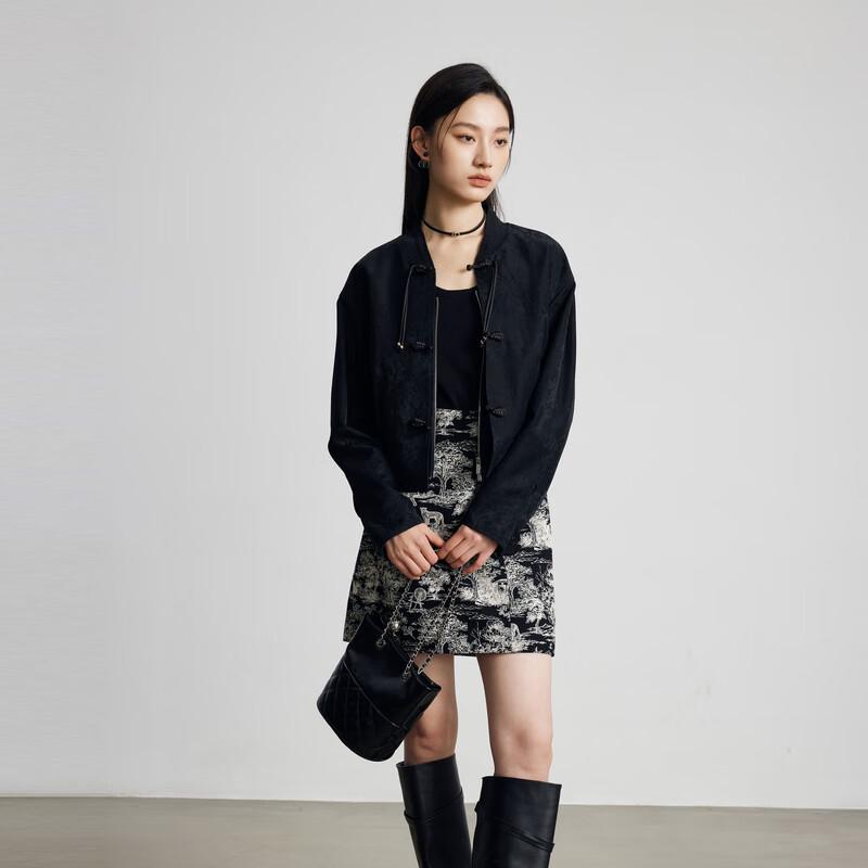 Women s V-Neck Loose Jacquard Knit Cardigan L