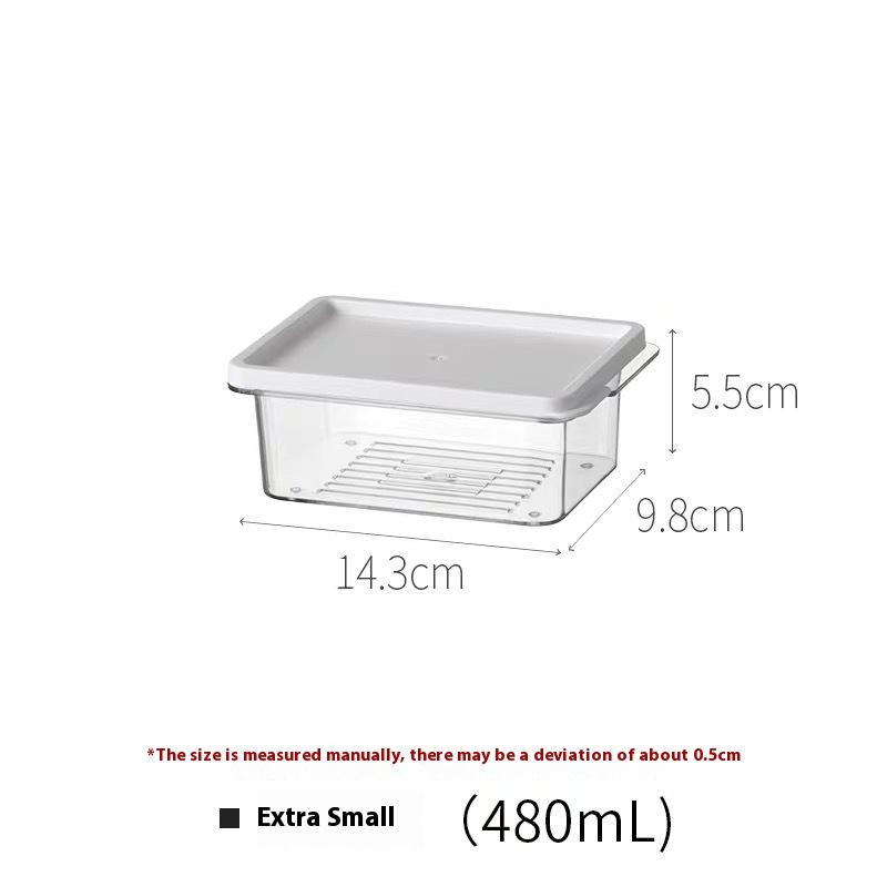 Refrigerator Storage Box, Fruit Fresh-keeping Box, Special Kitchen Rectangle Can Be Stacked with Food-grade Frozen Sealed Box