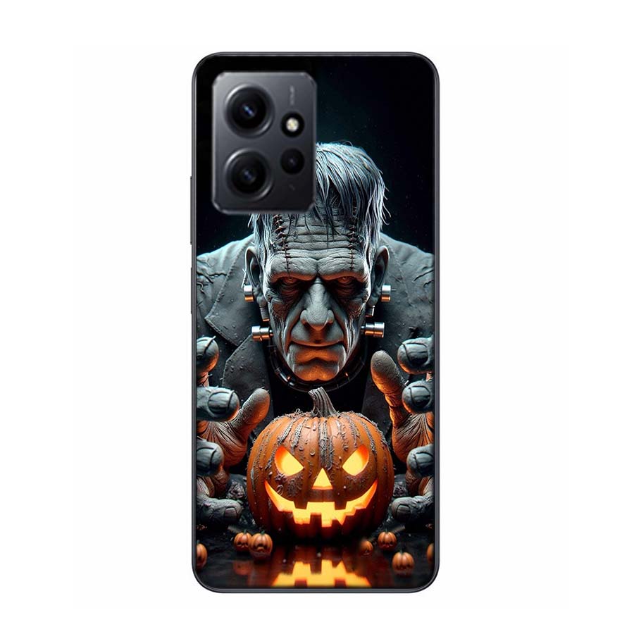 Horror F-Frankenstein Phone Case For Redmi Note 14 15 Pro 5G 13 12 Pro Plus 11 11T 11E 11S 10 Pro 10S 9 9S Cover Cell Clear TPU