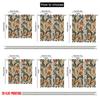 2pcs,2D Plane Printing Popular Curtains Autumn Foliage Art (2) Versatile Polyester Fabric (without Rod) Decorations Inside