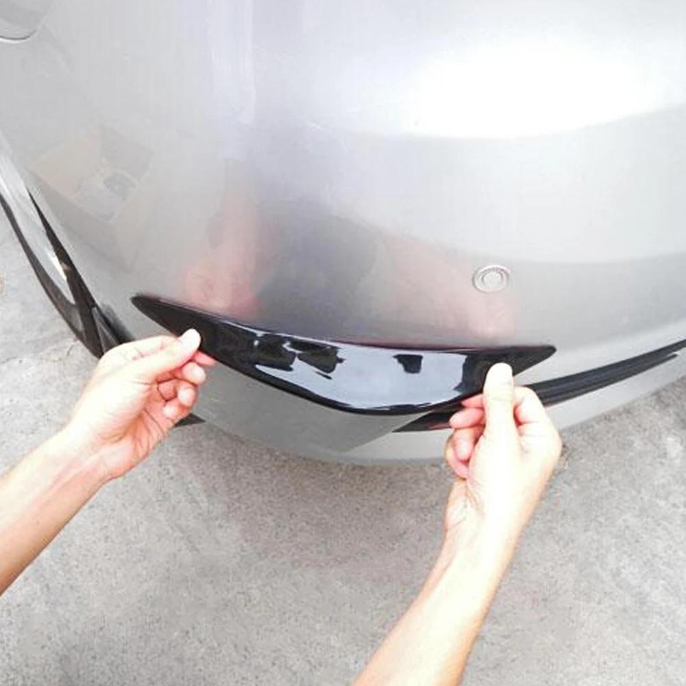 2 stk Bilstyling Universell Gummi Bil Støtfanger Hjørnebeskytter Klistremerker Beskyttere Buffer List Formstøping Anti-Rippebeskyttelsesstripe