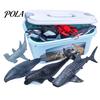 Sea Animal Educational Toy Simulated Marine Life Model, Realistic Whale Shark Dolphin Figurine, PVC Model for Toddlers Boys Girls