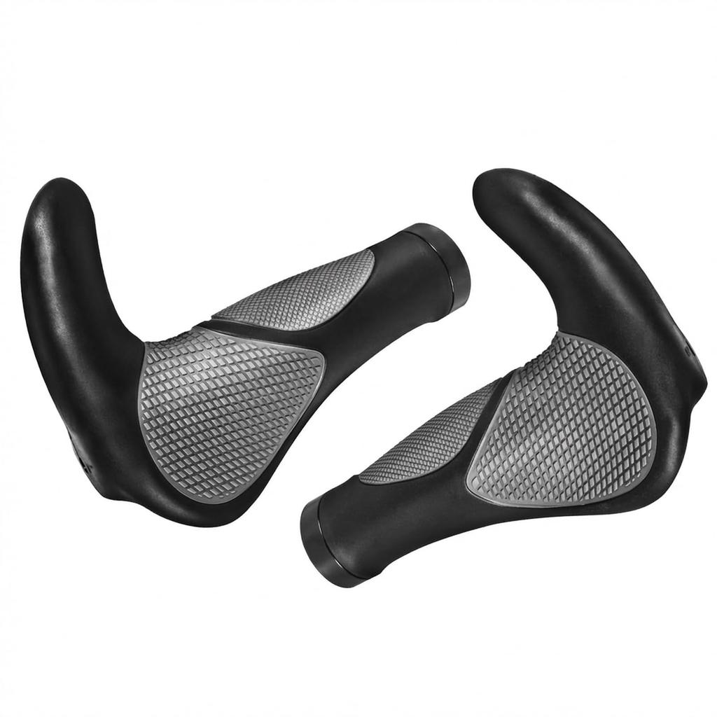 YEWILD Bicycle Grip, Handlebar Grip, Ergo Grip, Ergonomic, Shock Absorption,
