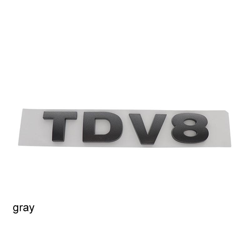 3D Premium TDV8 Buchstaben für L405 UK England SUV Geländewagen Motorhaube Kotflügel Kofferraum Heckaufkleber Emblem Abzeichen Aufkleber