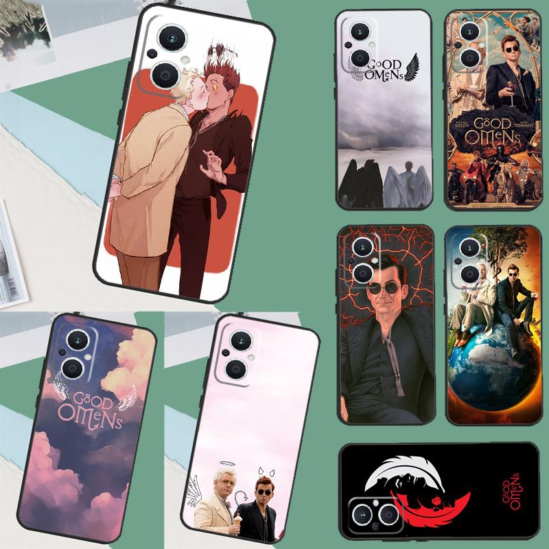 Good Omens Case For OPPO Reno 13 13F 12 11 F 8T 7 8 10 Pro OPPO Find X8 X6 Pro X3 X5 Lite Cover Funda