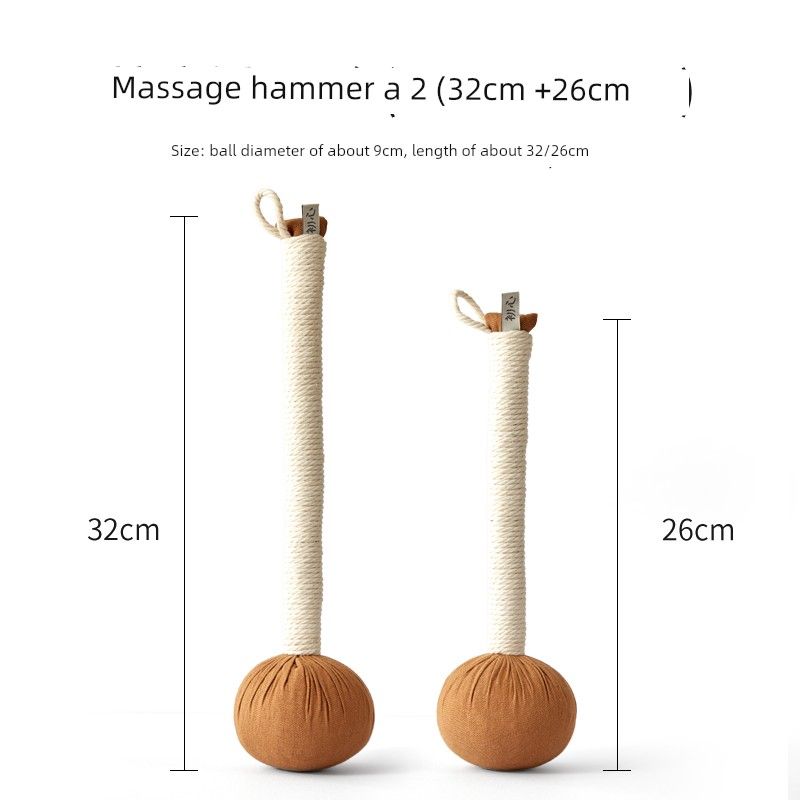 Care Meridian Massage Hammer Hand Hammer Knock Back Waist Leg Hammer Shoulder Cervical Spine Massage Pat Acupuncture Point Tapping Massage Stick