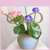 Lotus Leaves Simulated Artificial Flowers Ornament For Home Hotel Decoration