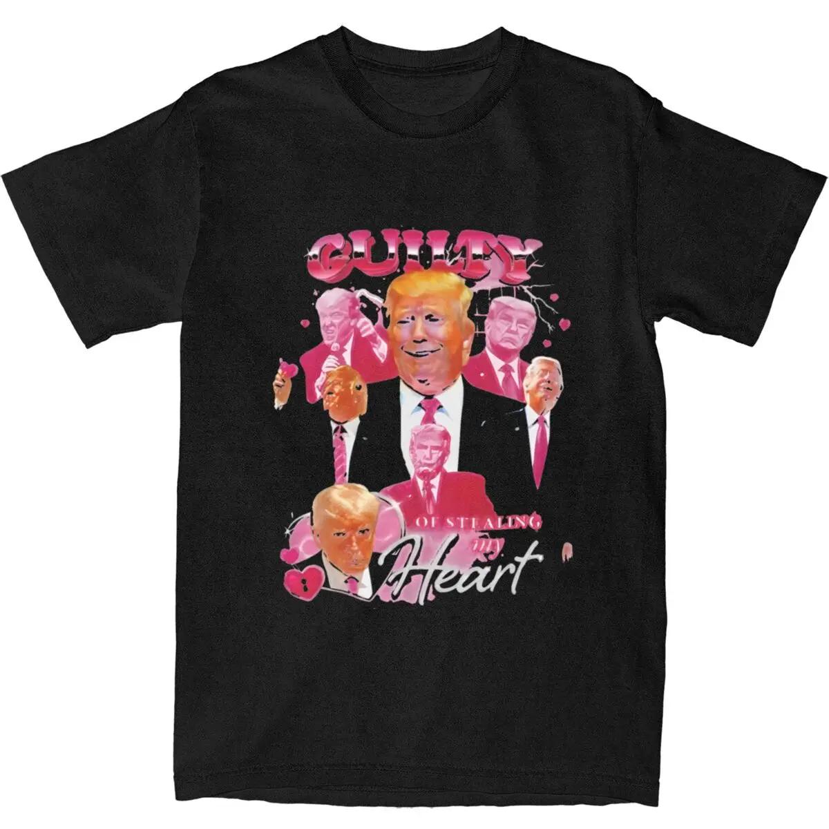 Funny Tshirt Funny Donald Trump Tshirt Summer Guilty Stea... S