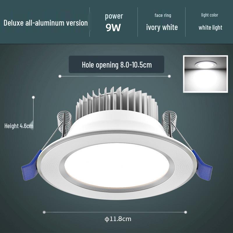 Recessed Ceiling Downlight – Copper Spotlight for Living Room and Commercial Spaces