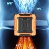 Digital Display Waist Mounted Fan With 100 Speeds Personal Cooling Fan Hanging Neck Fan  Working
