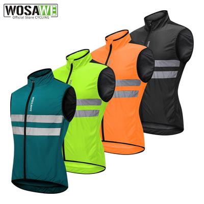 Cycling Sets WOSAWE Mens MTB Bike Vest Gel Padded Shorts Windproof