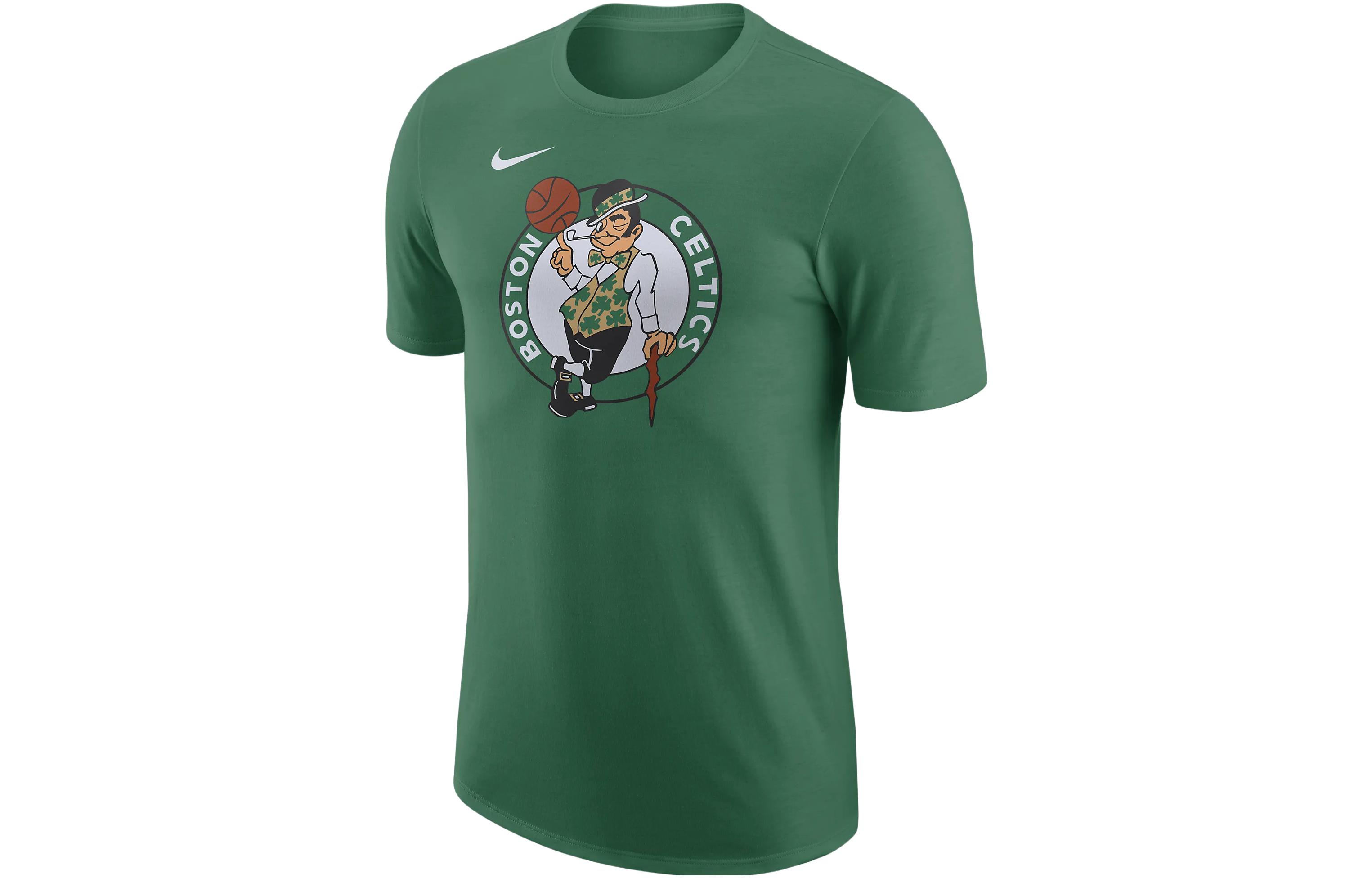 

Nike T Shirts Men s Green Crew Neck Moderate Straight Fit FJ0228-312 L