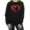 DC Comics Womens/Ladies Batman TV Series Catwoman Heart Sweatshirt