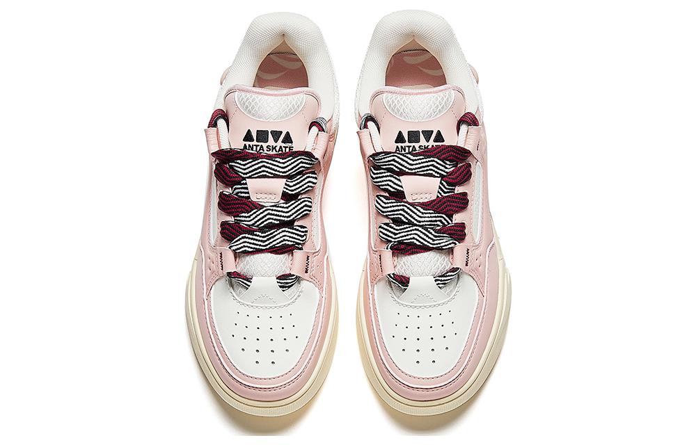 Men's Sneakers Anta AOJIE Slip Resistant, Abrasion Resistant, Lightweight Low top Skateboard Shoes Men's Pink
