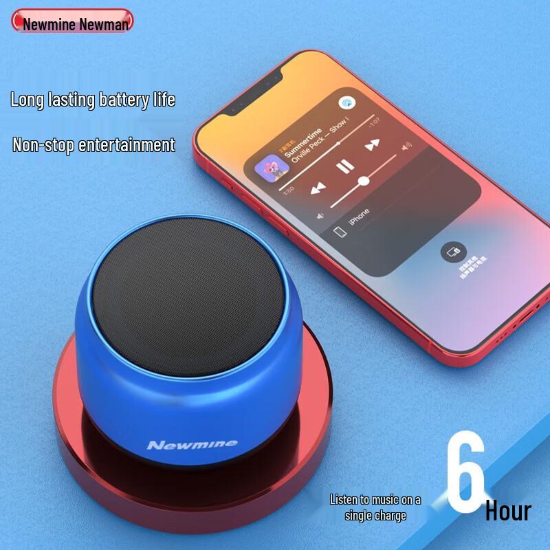 Newmine BT31 Portable Bluetooth Speaker CN plug (adapter included)
