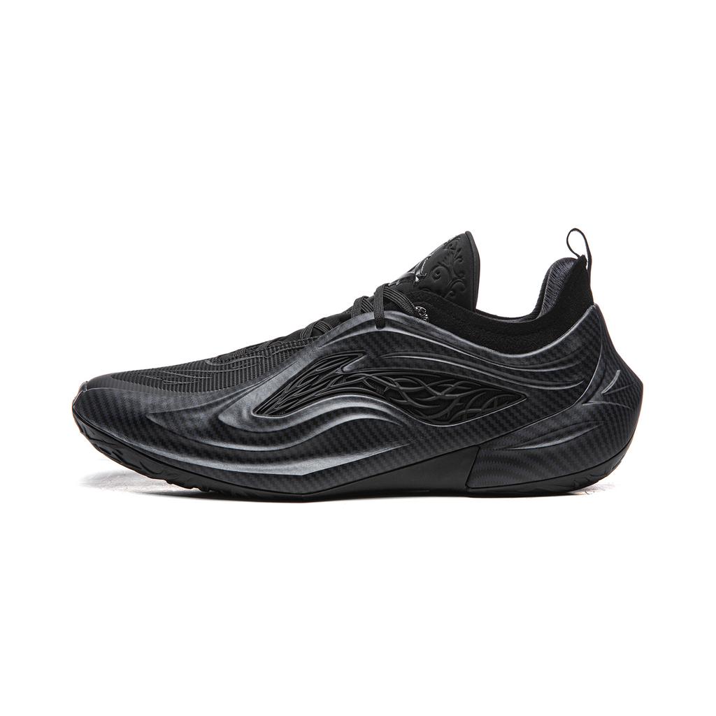 Li Ning JB4 Cushioning Slip Resistant Abrasion Resistant Breathable Rebound Grip Low top Basketball Shoes Men's Black ABAV089-2