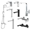 Modern Brass Gun Grey Single Hole Bathroom Water Basin Faucet Basin Mixer Faucet