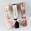 Flower Packaging Box Single Branch Rose Carnation Bouquet Florist Wrapping Boxes Transparent Gifts Bag Mother's Day Decoration