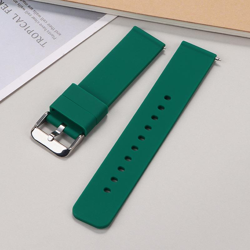 Snabbkopplingsbart Silikonarmband för Samsung & Huawei GT Smartklockor (16-24 mm) Tillgänglig nu