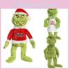 Grinch Christmas Chefs Dress Up Plush Toys Stuffed Dolls Kids Gift Soft Cuddly