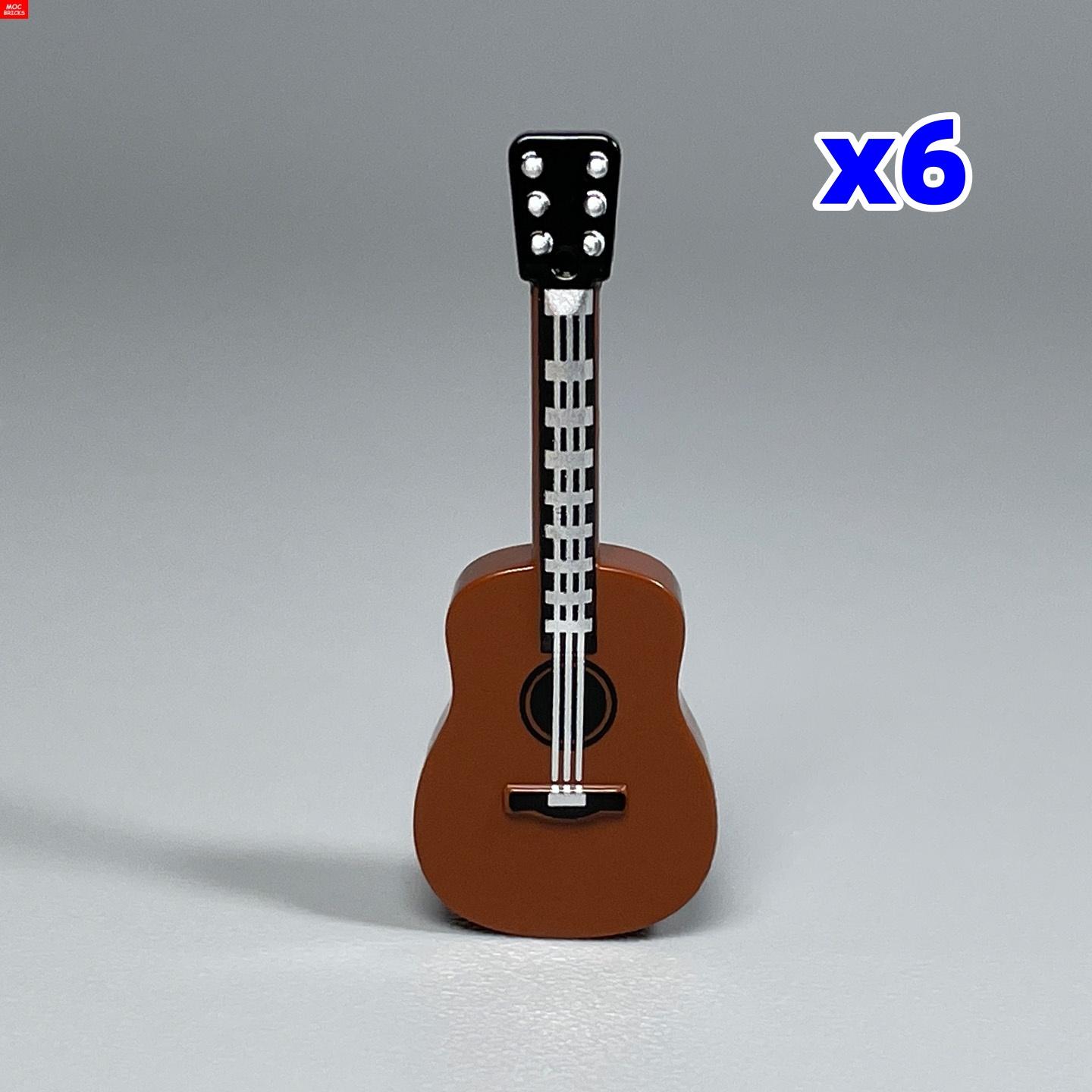 

Custom Build Bricks Guitar Stand 4cm Figure Music Instruments Creating Bricks DIY Dolls Toysets Perfect For Little Ones Gifts